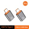 USB To C Gray x2