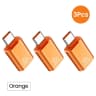 USB To C Orange x3