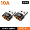 C To USB Black x2
