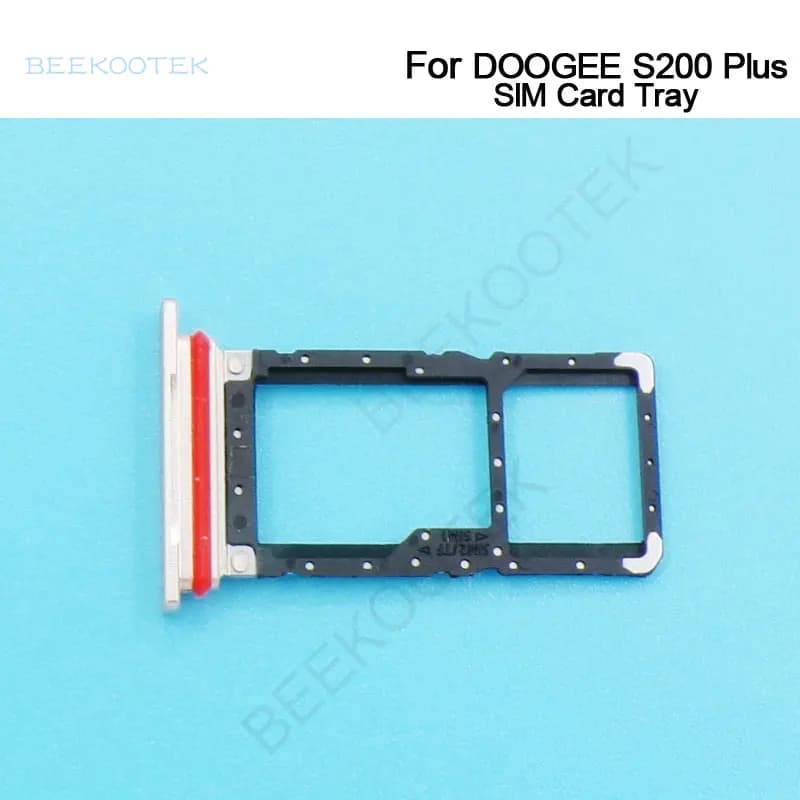 Tiroir carte SIM original DOOGEE S200 Plus / S200, support SIM TF pour smartphone