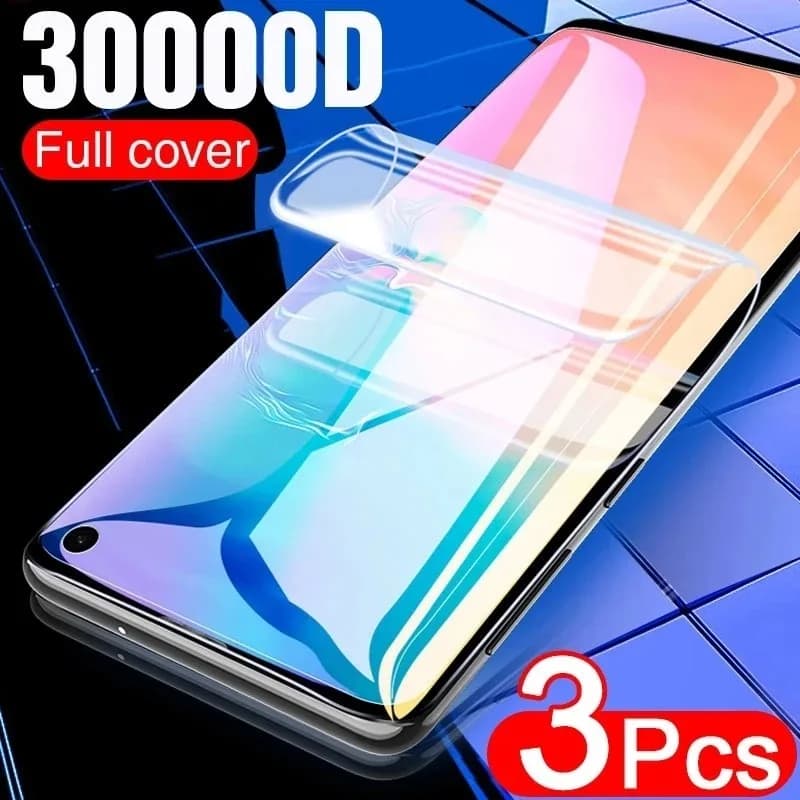3Pcs Hydrogel Film For Samsung Galaxy S9 S10 Plus S10E S20 FE S21 S22 S23 Ultra Note 9 10 20 Soft silicon Screen Protectors