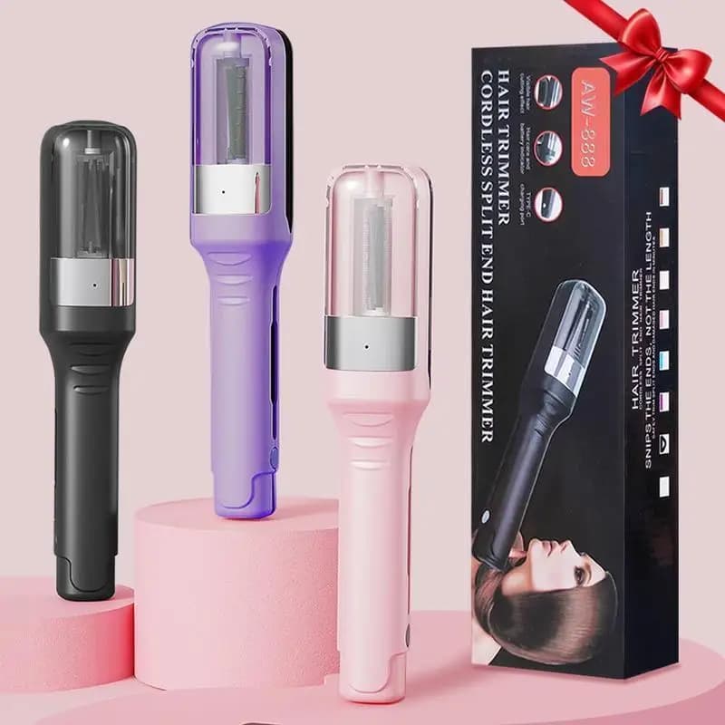 Rechargeable Split Hair Clipper, Cordless Household Tool for Damaged Dry and Fragile Ends
