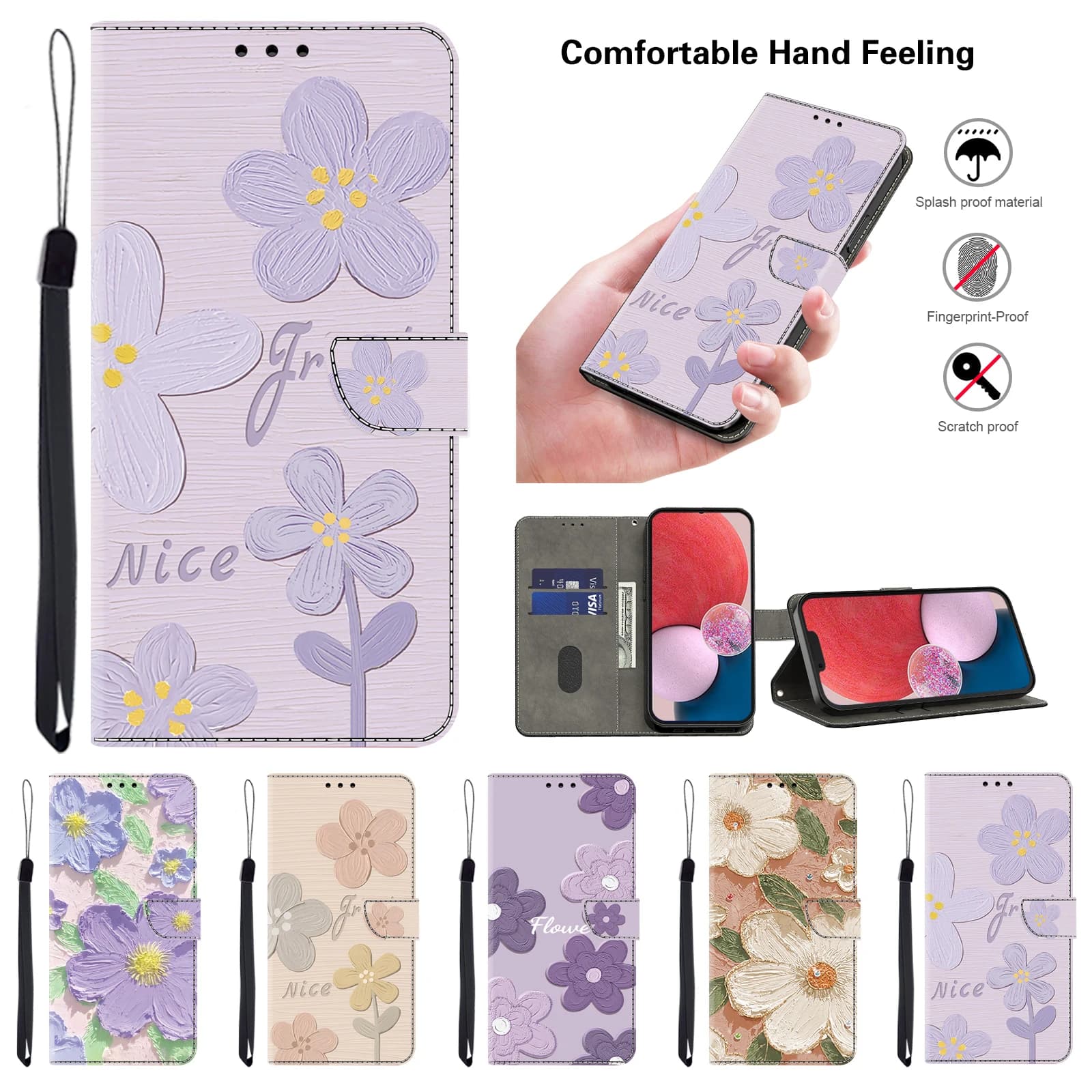 Funda cartera magnética 3D de piel para Redmi Note 12 11 10 10T 9S 9 8 8T 7 7S 6 Pro Plus Lite 4G/5G