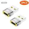 Silver 2pcs