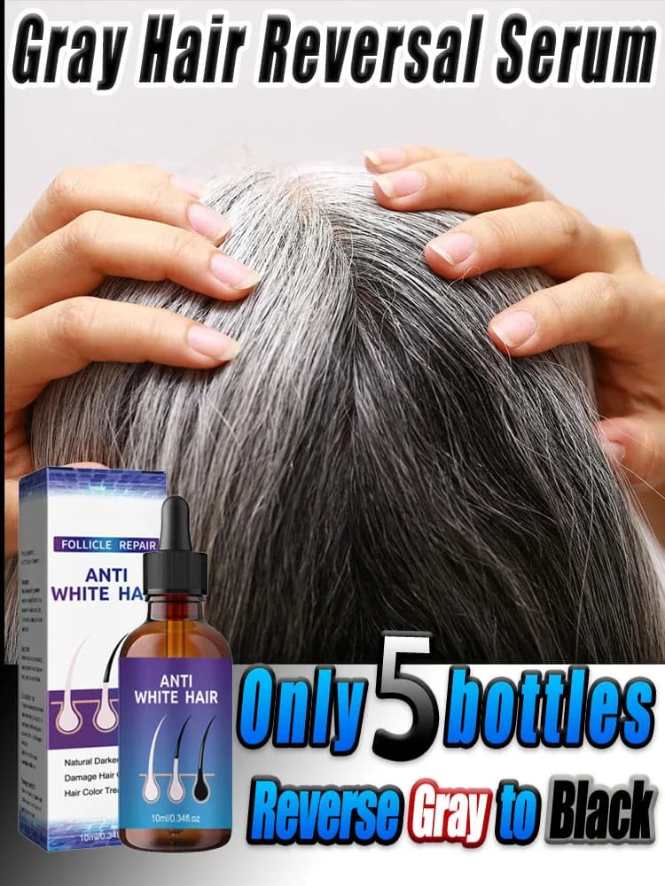 2N NEW White To Black Gray White Hair Serum Natural Color Repair Nourish Essence Anti-gray Care for Men Women
