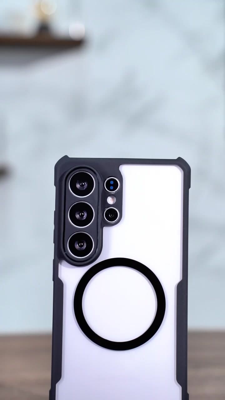 Xundd For Samsung Galaxy S25 S26 Ultra S26 Plus Magnetic Ring Case Camera Protect Airbag Shockproof Shell with 360° Spin Holder
