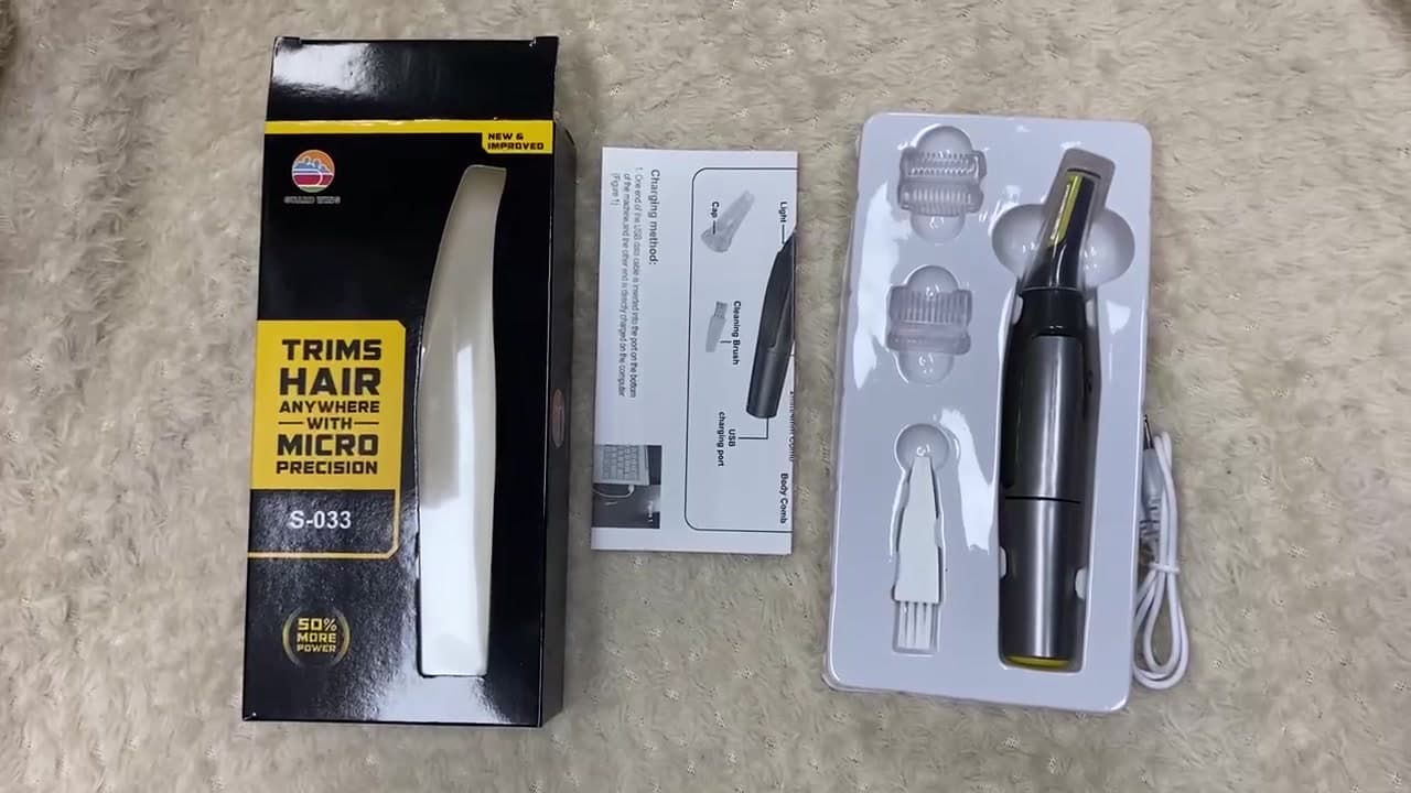 New Multifunction Nose Eyebrow Sideburns Head Shaver Personal Facial Care Washable Electric Men'S Mini Razor