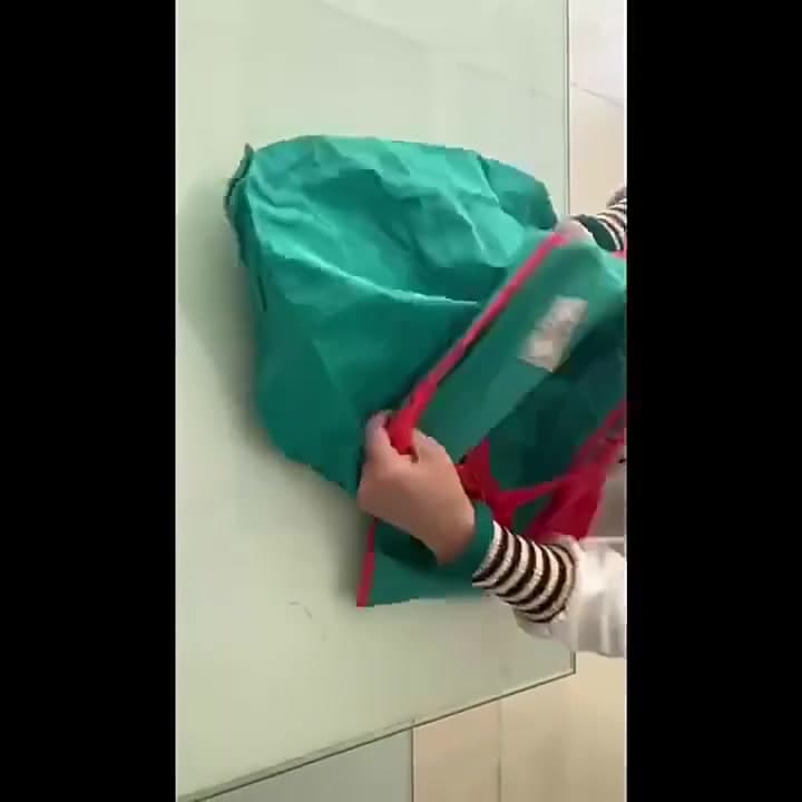 Foldable Portable Supermarket Shopping Bag, Reusable Eco-friendly Tote Bag, Waterproof Fashion Grocery Bag, Travel Storage Bag,