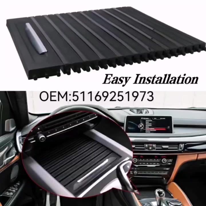 Vehicle Inner Centre Console water Cup Holder Sliding Shutters 51169251973 for BMW X5 F15 X6 F16 2013-2019 Roller Blind Cover