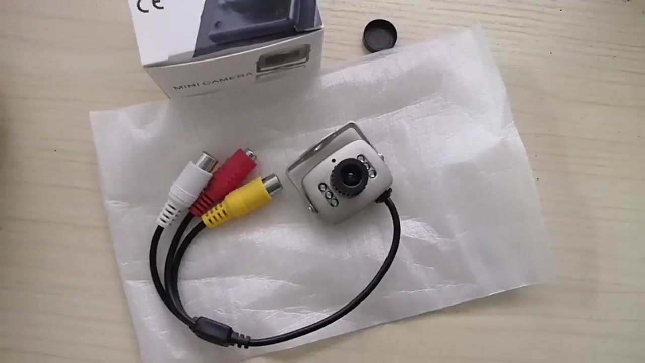 208C Mini Camera 120 Degree Wide Angle Lens 600TVL Micro Cameras FPV PAL/NTSC Night Vision Monitoring Mini Infrared Camera 1pcs